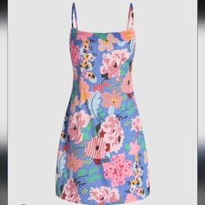 Cider Polkadot And Floral Cami Dress